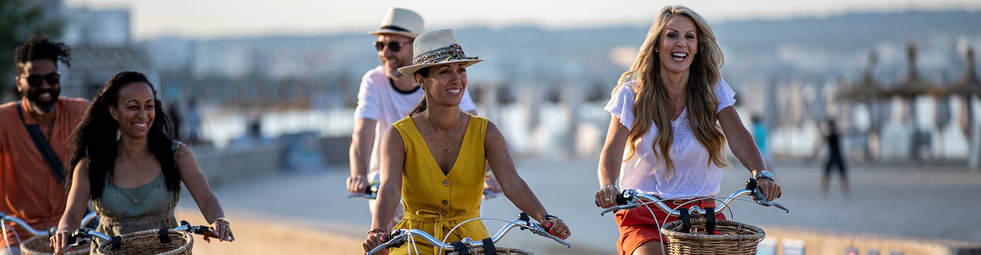 Group on a bike tour
