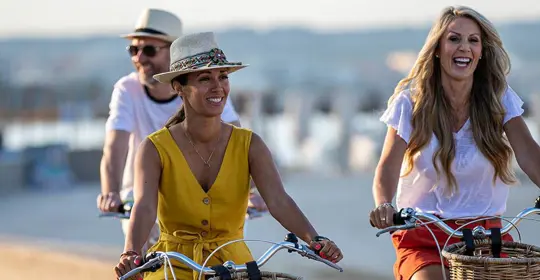 Group on a bike tour