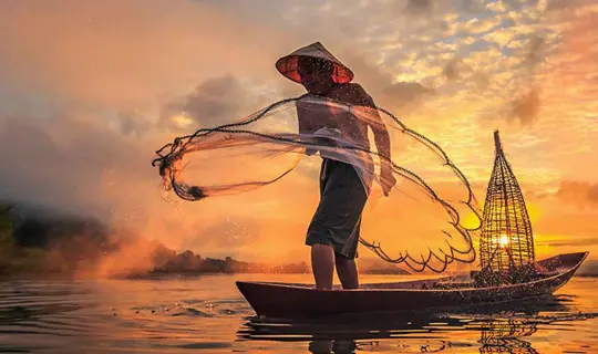 Fisherman in Thailand