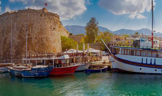 Old boats docked, Northern Cyprus
