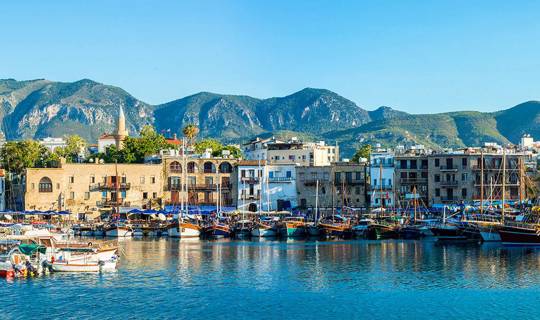 Northern Cyprus coastal town