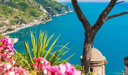 Coastal Town Ravello on the Amalfi Coast