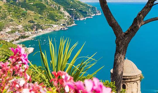 Coastal Town Ravello on the Amalfi Coast