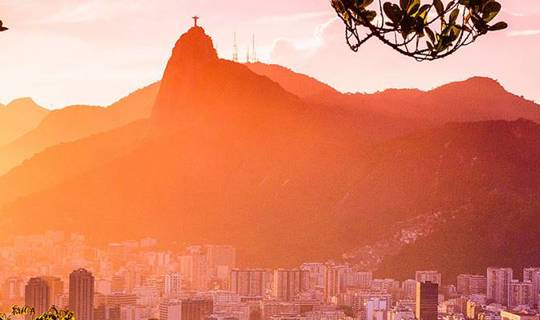 Christ the Redeemer statue above Rio de Janeiro  
