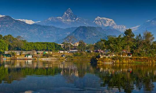 Phewa Lake in Nepal