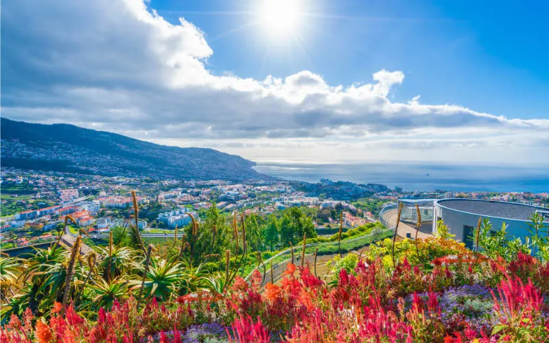 Views at Pico dos Barcelos, Madeira