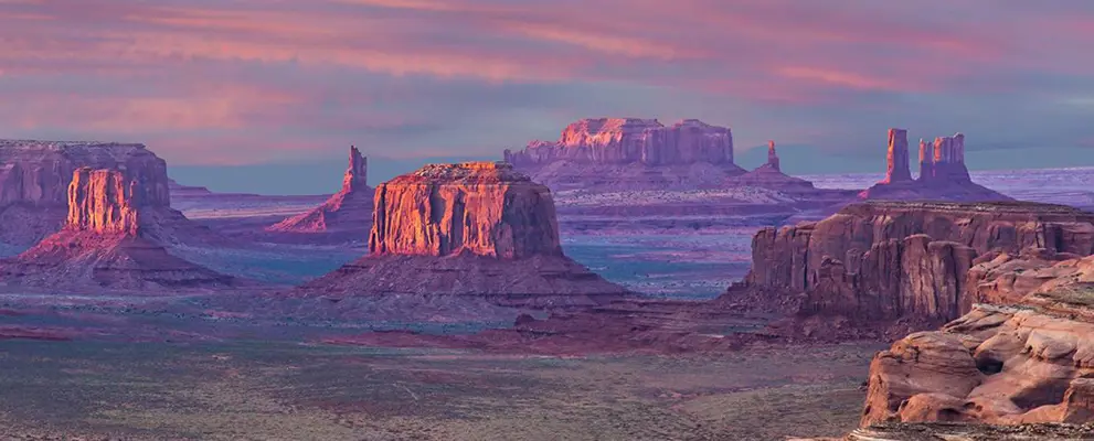 Sunset over Grand Canyon