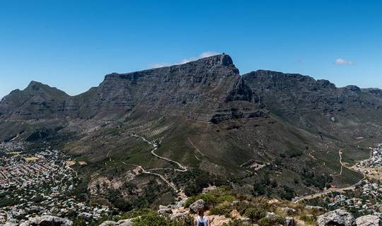 Table mountain in Cape Town