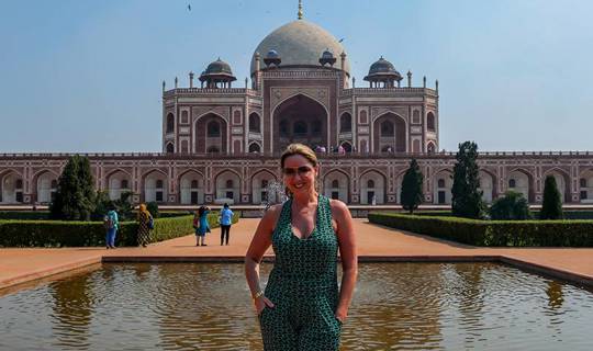 Claire Sweeney in india