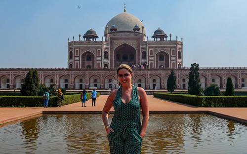 Claire Sweeney in India