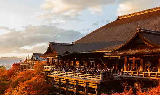 Kyoto, Japan - Kiyomizu-dera founded in Heian