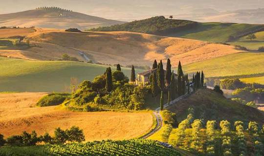 Tuscany rolling hills, Italy