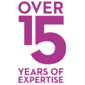 Over 15 Years Expertise