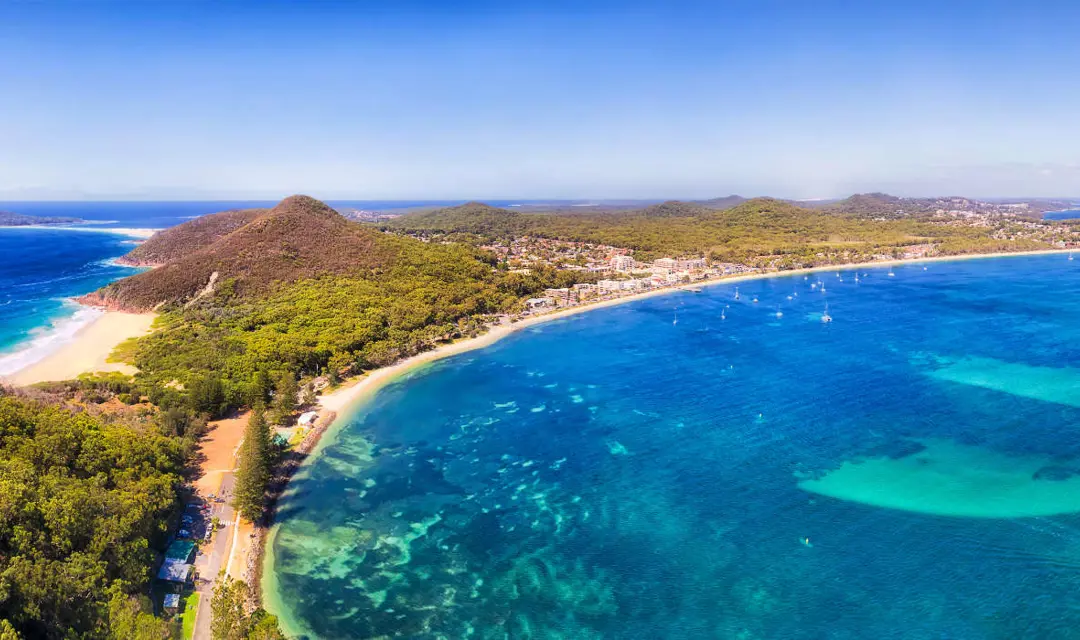 East Coast Australia - a panoramic view of the coast