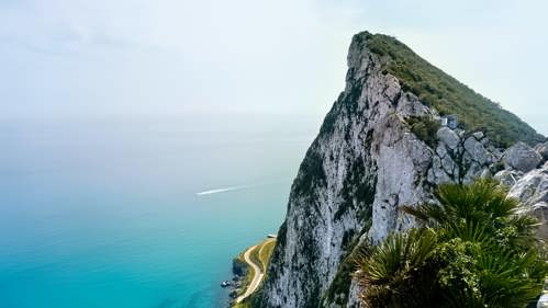 Cliff in Gibraltar