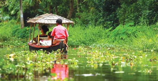 Boat Ride in South india