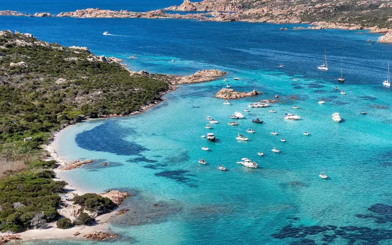 A view of the Costa Smerelda, Sardinia