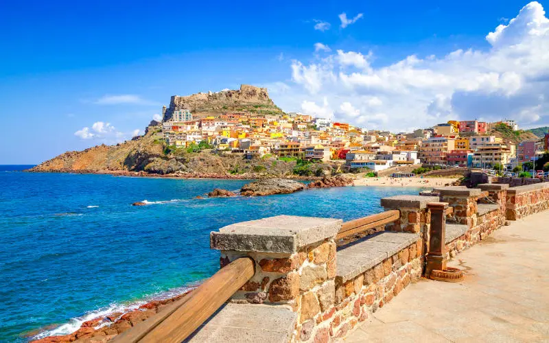 A view of the coast in Castelsardo, Sardinia