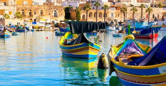 Boats in Malta