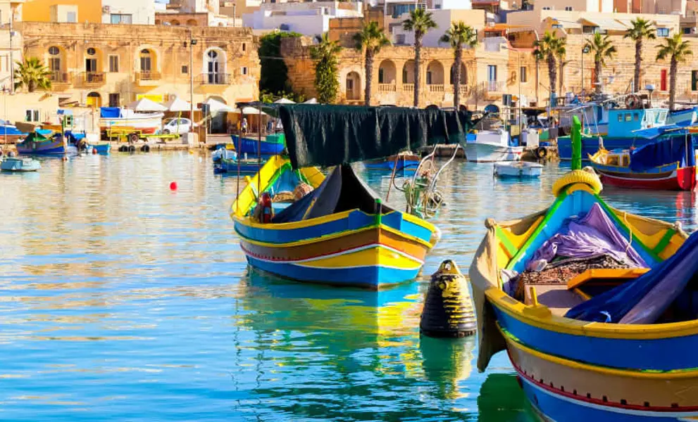 Boats in Malta